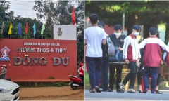 Tranh cãi việc trường học lục cặp, soát người học sinh mỗi ngày trước khi vào lớp