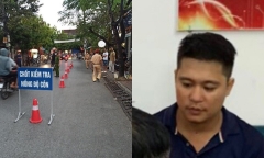 Hải Phòng: Nam thanh niên tông xe vào 2 CSGT ở chốt kiểm tra nồng độ cồn