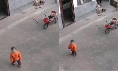 Gửi con 1 tuổi cho ông bà để đi làm ăn xa, cảnh tượng qua camera giám sát khiến ai cũng nhói lòng