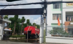 Hiện trường vụ cháy trụ sở UBND phường ở TP.HCM