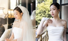 Lộ diện váy cưới của Hoa hậu Đỗ Mỹ Linh: Vừa trang trọng nhưng không kém phần quyến rũ