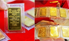 Mỗi lượng vàng SJC “bốc hơi” 1,5 triệu đồng chỉ trong nửa ngày