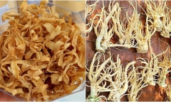 Độc đáo loạt mứt làm từ rễ cây đinh lăng giá nửa triệu đồng/kg