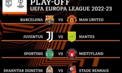 Bốc thăm play-off Europa League: MU “đại chiến” Barcelona
