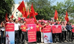  Hội Nghề cá mít tinh phản đối Trung Quốc, quyết tâm bám biển