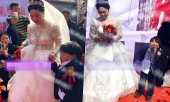 Cô dâu xinh đẹp lấy chồng bị gia đình phản đối, khi chú rể bước ra ai nấy đều biết nguyên nhân