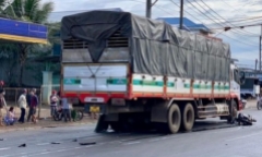 Tin tức tai nạn giao thông mới ngày 7/4/2022: Va chạm với ô tô tải, một người đi xe máy tử vong