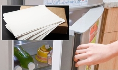 Mẹo kiểm tra tủ lạnh làm hao điện chỉ với tờ giấy