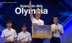 Lội ngược dòng nghẹt thở, nam sinh Khánh Hòa giành vé đầu tiên vào chung kết Olympia