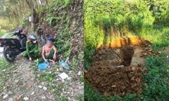 Kịp thời ngăn người đàn ông ở Phú Thọ tự đào huyệt chôn mình