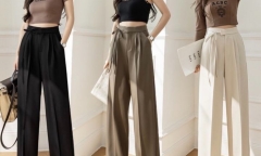 Mẫu quần ống rộng mới nhất