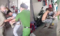 Công an kịp thời ngăn chặn người đàn ông dùng xăng đòi đốt khu nhà trọ ở Thủ Đức