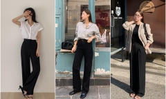 Những cách mix một chiếc quần đen