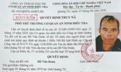 Công an Quảng Trị truy nã đối tượng tổ chức cho người khác xuất cảnh trái phép