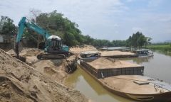 Quy định mới về hoạt động khai thác cát, sỏi trên sông