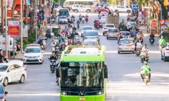 Hà Nội đặt mục tiêu có 100% xe buýt xanh vào năm 2035