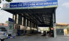 Khám xét khẩn Trung tâm đăng kiểm xe cơ giới 61-09D ở Bình Dương