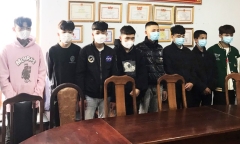 Ngăn chặn 9 thanh thiếu niên đánh ghen bằng mã tấu, đao, kiếm
