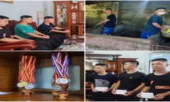 Hy hữu: Ba anh em sinh 3 ở Khánh Hòa cùng nhau trúng tuyển vào trường quân đội, theo nghiệp cha