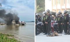Tin nóng 24h hôm nay ngày 15/12: Thanh niên mang 30 lít xăng đốt phà khiến 11 xe máy bị cháy