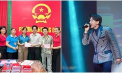 Đan Trường - Trung Quang có hành động đáng khen ngợi san sẻ nỗi đau với nạn nhân vụ cháy