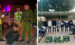 Kịp thời ngăn chặn nhóm thanh niên dùng bom xăng để 