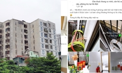 Chung cư mini gấp rút trang bị thang dây, mặt nạ chống khói “giữ chân” khách thuê