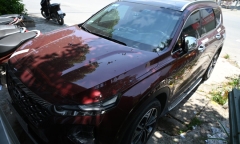 Vụ tài xế bỏ lại xe Santa Fe trên cầu Thăng Long rồi 