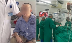 Người đàn ông mắc căn bệnh u não hiếm gặp, cơ thể bé bất thường