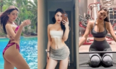 Nữ gymer quyến rũ 