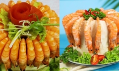 Chinh phục mẹ chồng bằng món tôm hấp nước dừa vừa dễ lại còn ghi điểm xuất sắc