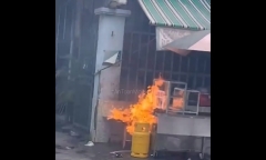 Video: Người đàn ông dập tắt đám cháy bình gas nhận được lời khen của dân mạng 