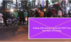CSGT Công an TP.Hà Nội: Đề nghị không thông tin về các chốt 141 lên mạng