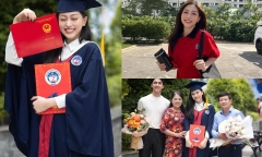 Học vấn của Á Hậu Phương Nga: Thành tích học tập nổi trội từ THPT tới đại học, là cán bộ lớp cần mẫn