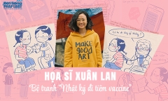 Cựu giảng viên Đại học Ngoại ngữ bỏ nghề giáo theo đuổi đam mê hội họa, tác giả bộ tranh 