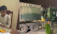 Bắt 2 đối tượng tổ chức sử dụng ma túy trên xe container ở Thanh Hóa