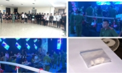 Thanh Hóa: Đột kích Bar JP CLUB, phát hiện 25 đối tượng phê ma túy 