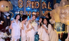 Lee Da Hae được bạn bè tổ chức tiệc độc thân trước thềm lên xe hoa