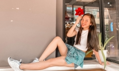 Hiền Thục chuộng phong cách trẻ trung, sành điệu không kém cô gái tuổi teen