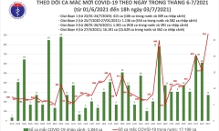 Việt Nam ghi nhận 353 ca mắc COVID-19 tối 3/7, 4.869 người được công bố khỏi bệnh