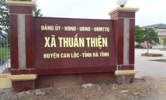 Hà Tĩnh: Bí thư và Chủ tịch xã bị giáng chức do để cán bộ tự ý cho thuê, giao đát trái thẩm quyền