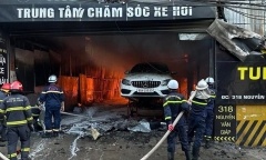 Trách nhiệm bồi thường trong vụ gara ô tô bốc cháy, nhiều xe sang bị thiêu rụi