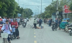 Trên đường đi học về, nam sinh lớp 6 ở Hải Phòng bị ô tô tông tử vong