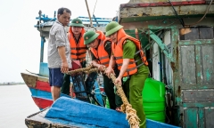 Ứng phó bão số 3 Wipha, nhiều địa phương cấm biển từ sáng nay (21/7)