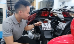 Số tiền thấp nhất để đấu giá biển số ô tô là 40 triệu, xe máy là 5 triệu đồng