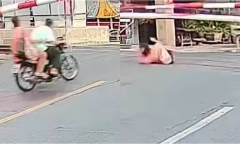 Clip: Kinh hãi chồng lái xe 