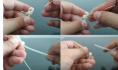 Mẹo cởi dây rút nhựa dễ dàng