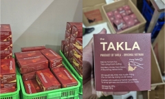 Phát hiện đường dây đóng gói táo đỏ, kỷ tử không rõ nguồn gốc