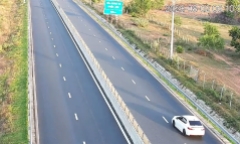 Camera ghi cảnh nữ tài xế lùi xe trên cao tốc Vĩnh Hảo - Phan Thiết, bị phạt 35 triệu đồng