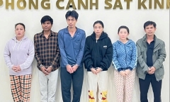 Kiểm tra bãi xe ở TP.HCM, công an phát hiện đường dây sản xuất hàng giả do Đoàn Văn Bằng cầm đầu